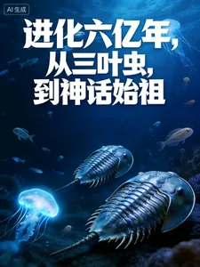 《进化六亿年,从三叶虫到神话始祖》小说封面